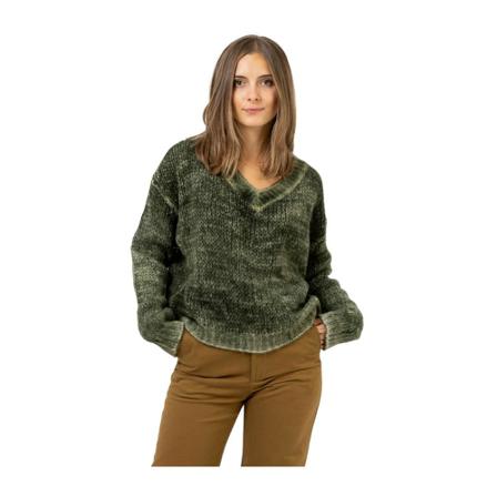 Roberto Collina, V-neck Knitwear Groen, Dames, Maat:S