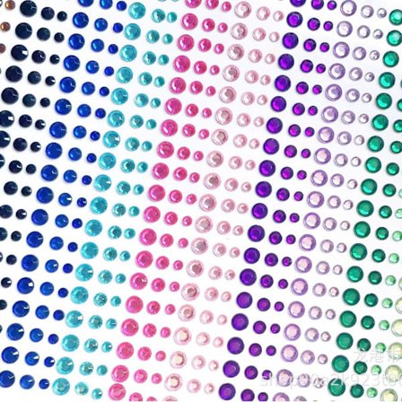 Vattendiamantklistermärken Självhäftande Ädelsten Smycken Ansikte Öga Nagel Barn