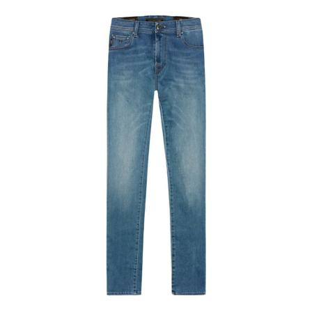 Tramarossa, Leonardo ZIP SS Jeans Blauw, Heren, Maat:W37