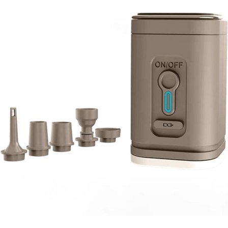 Mini-ilmapumppu, kannettava, sähköinen, Type-C ladattava, nopea lataus ja tyhjennys, sopii uima-altaan kellukkeille, säilytykseen, samppanjalle