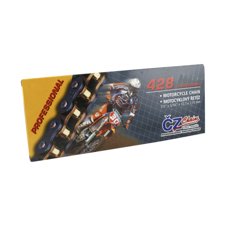 CZ MX Gold Professional 428 Chain - Yamaha TT-R 125 2000-2018