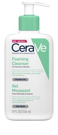 CeraVe Foaming Cleanser renseskum 236 ml