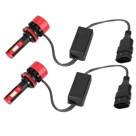 2 st För H8 H9 H11 96W 6000K Ljusstark Vit Dekodande LED-Strålkastare Bil Lampor L8H