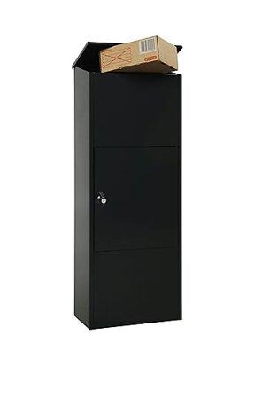 ME-FA PAKKEPOSTKASSE SVART JERNIA MAXI STORT INNKAST/VOLUME