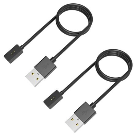 Lader kompatibel med Xiaomi Redmi Watch 5/Redmi Watch 4/Smart Band 9/Smart Band 8 [Sæt med 2] USB-kabel 1 meter opladning til ur