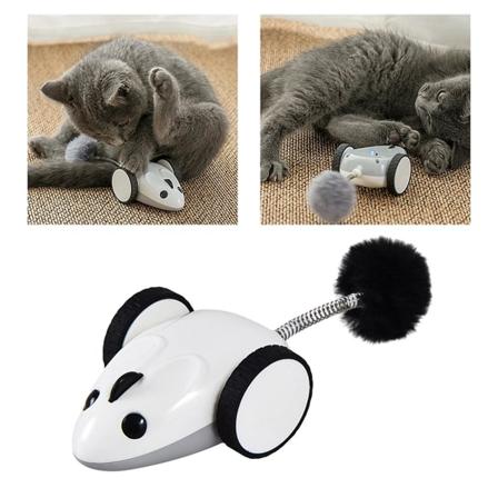 Smart Cat Interaktiiviset lelut App Ohjaus Simulointi Hiiri Muoto Interaktiiviset Kissan Lelut Sähköhiiri Kissalelu Kissanpennulle Kissan 