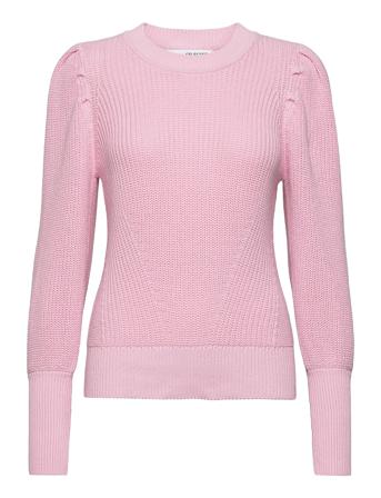 Slfember Ls Knit O-Neck M Pullover Rosa Selected Femme