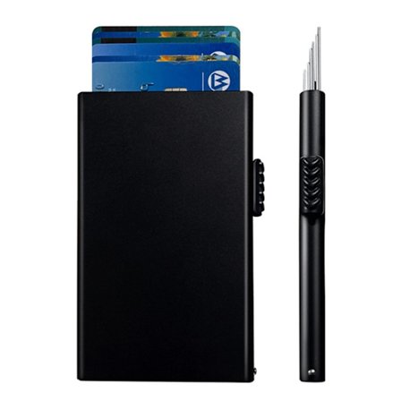 RFID-blokerende ID-kortkasse Kreditkortholder Pop Up