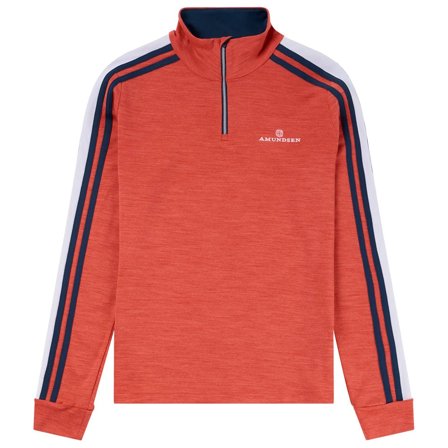 Amundsen 5Mila Half-Zip Lines Weathered Red