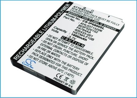 Batteri till SmartPhone, Mobil för O2 XDA Atom Life, XDA Quanta Apollo