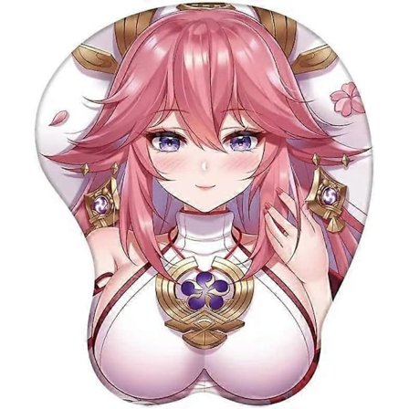 Anime-hiirimatto, pelihiirimatto, Yae Miko -hiirimatto, hiirimatto rannetuella 3D-hiirimatot