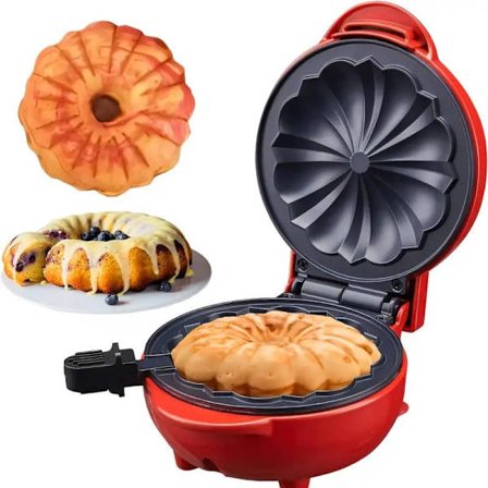 Mini Bakemaskin / Kakemaskin – Multifunksjonell Rask Oppvarming, Non-stick – Perfekt for Kaker, Brød_TF_TF