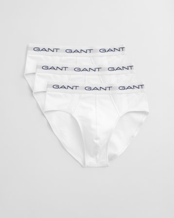 GANT Herren 3er-Pack Unterhosen (M) Weiß