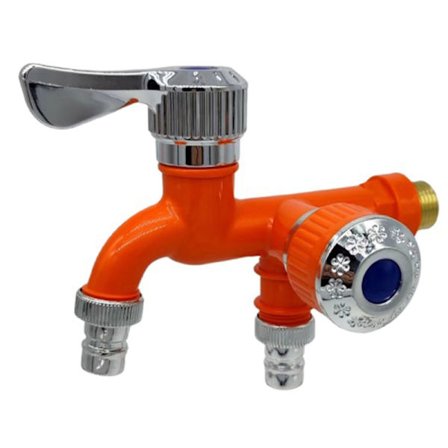 Dual Control Dobbel utløp Vannkran Universal grensesnittkran