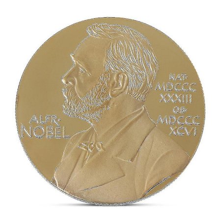 Alfred Bernhard Nobel Minnesmynt Samling Gave Suvenir Kunst Metall Anti
