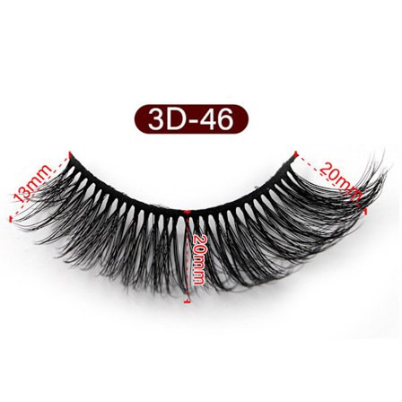 Eleganta 5-Par 3D Lösögonfransar