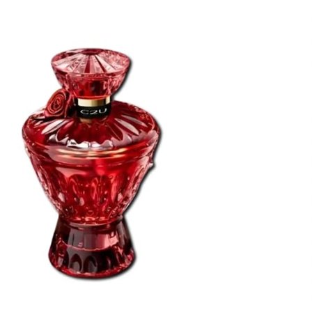 Rød Krystal Parfume til Kvinder, Varm Blomster- og Frugtduft, Langvarig Duft, 75 ml