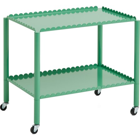 Hay Arcs Trolley Low vogn, jade green | KitchenOne