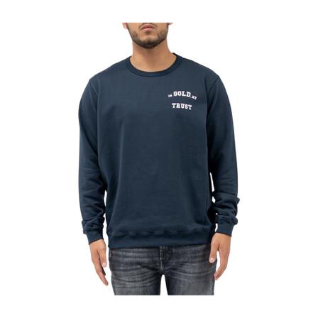 In Gold We Trust The Slim Light Sweatshirt , Blauw , Heren , Maat: XS