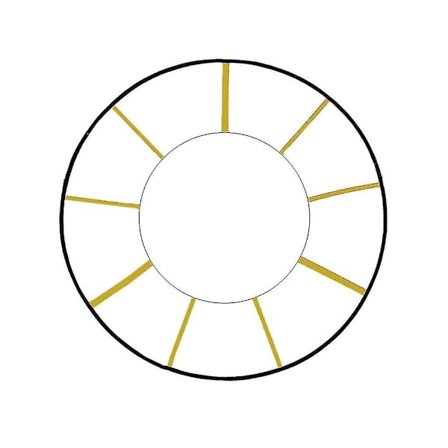 Rund Agility Stege Snabbhetsträning Utrustning Träningsstege Agility Tränare-dwdz