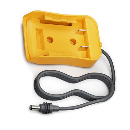 Effektiv strømforsyning til mini parabol med DeWalts 18V-20V batteri