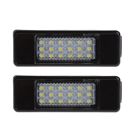2 stk Bil LED lys Nummerplade Baglygte 18 LED lys til 207 307 308 til Citroen Berlingo 2004-2009 C3 C4 C5 C6