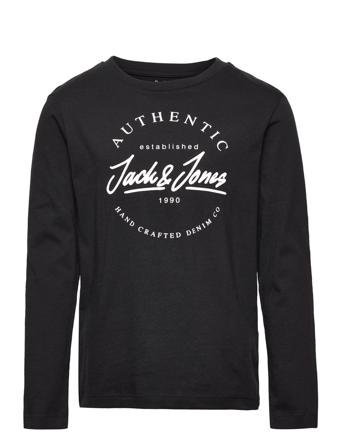 Jwharthur Chest Tee Ls Crew Neck Jnr Black Jack & J S