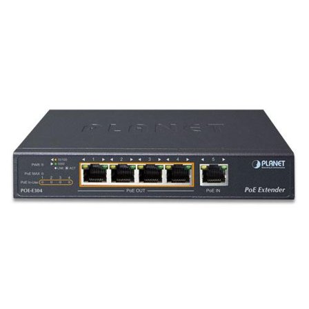 Planet POE-E304 PoE Extender - nettverksutvider - 10Mb LAN, 100Mb LAN, 1GbE