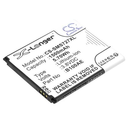 Batteri til SmartPhone, Mobil til Samsung GT-S7270, GT-S7272, Galaxy Ace 3 og andre.