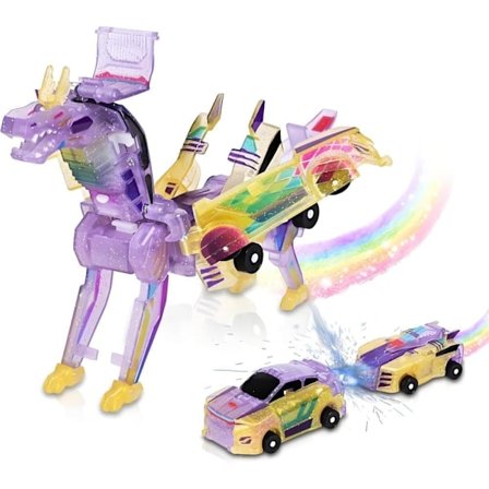 2-i-1 Transformer Bil Legetøj – Kollisionsforvandlende Robotbiler til Børn