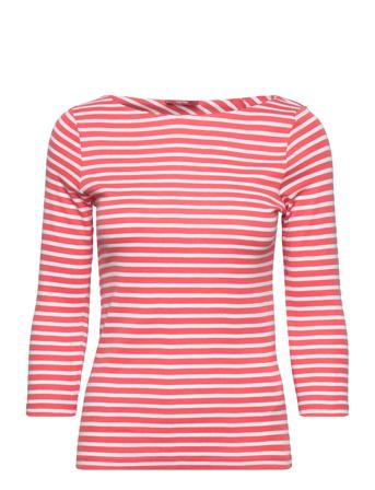 Women T-Shirts 3/4 Sleeve T-shirts & Tops Long-sleeved Korall Esprit Casual*Betinget Tilbud