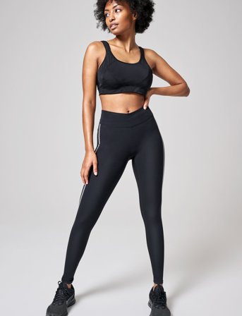 Casall Sculpture Running Tights - Black - 38