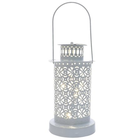 Festival Vind Ljus Järn Smide Ihålig För Utomhus Trädgård Gård 18.00X9.70X9.70CM 1Set[D]