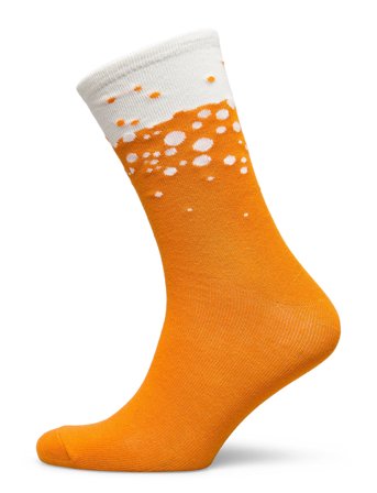 Luckies of London Beer Socks Ale Hazy Ipa - Orange - ONE SIZE