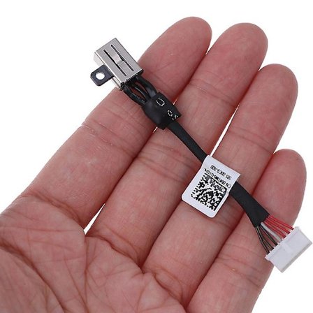 For Dell Xps 15 9550 9560 DC Strømkontakt Ladeport Socket Ledningsnett Kabel