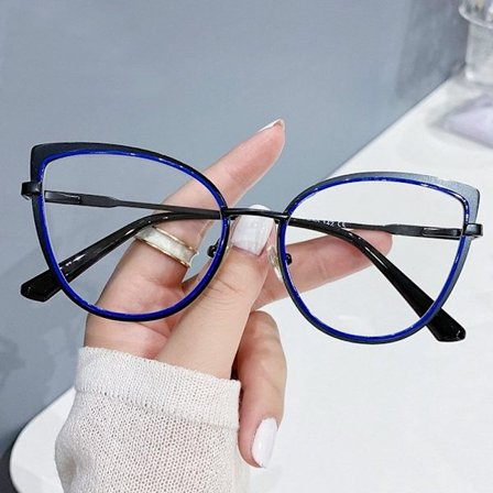 Anti-Blue Light Briller Firkantede Briller BLÅ