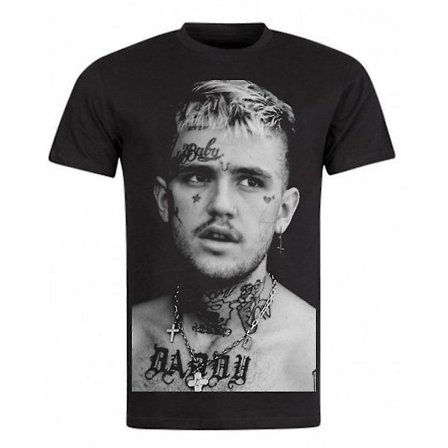 Lil Peep T-shirt Noir Portrait
