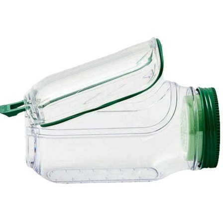 Salladskapsel - vertikalt trappstegsformad salladskapsel med inbyggd skåldesign - Hög kvalitet