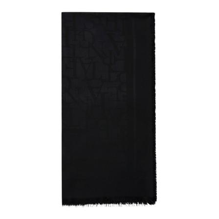 Elisabetta Franchi, scarf Zwart, Dames, Maat:ONE Size