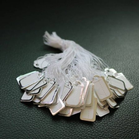 100 kpl korujen hintatarrat Ripustettavat etiketit 4 4