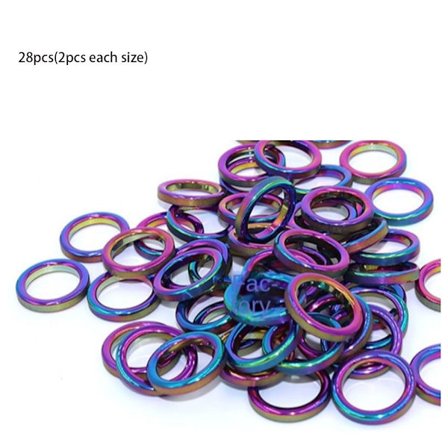 28stk Fiskestang Wire Ring Fiskesnøreguide DAZZLE-28STK