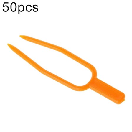 50 stk. fastgørelsesklemme planteklips have jordbær gaffel landbrugsklemme