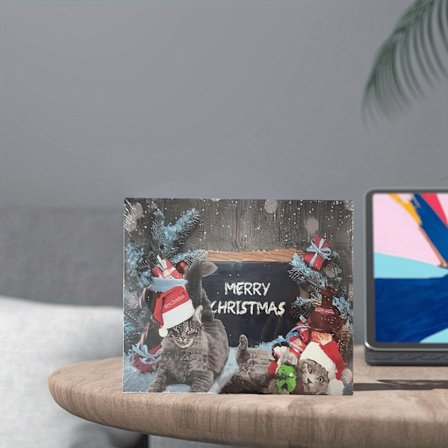 2024 Kissan Joulukalenteri - Kankaasta ja Silikonista Valmistettu Kissan Leikkikalusetti 14+ Vuotiaille, Ei Höyheniä - (FMY)