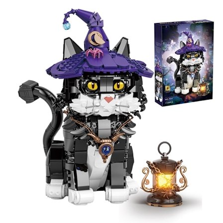 2025 Nyt Magisk Kat Byggeklods Sæt, Dyre Byggeklods Sæt, den perfekte gave til børn, gave.