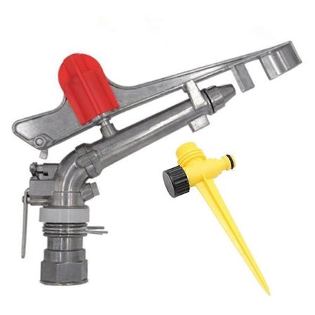Zink Legering Dyses Vandings Sprinkler 360 Grader Justerbar Regn Sprøjtning Mark Sprinklere, 1