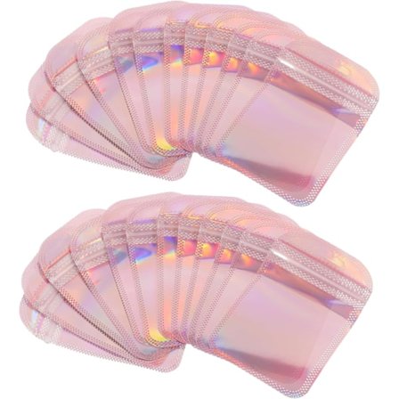 50 stk. Små smykketasker Opbevaringsposer til smykker Øreringe Halskæder Charms Justerbar emballage