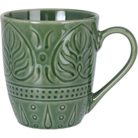 Mugg Grön Keramik 39 cl 4-pack