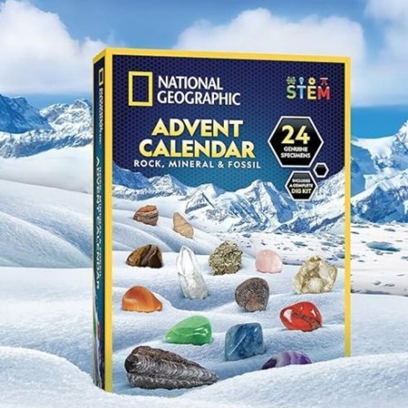 National Geographic Mineralkalender 2025: En ny mineral varje dag!