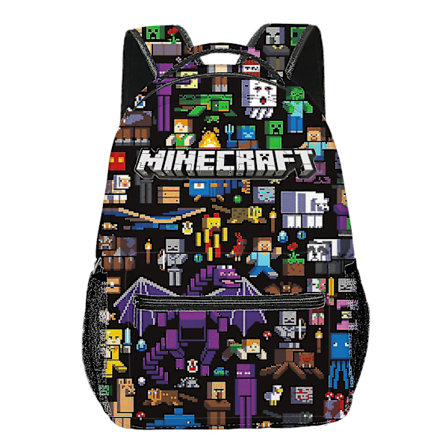 Minecraft Skoletasker til Grundskole- og Sekundærskoleelever Børnerygsække Rygsække til Grundskoleelever [XH]
