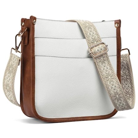 Stilig PU-veske for kvinner: Crossbody skulderveske